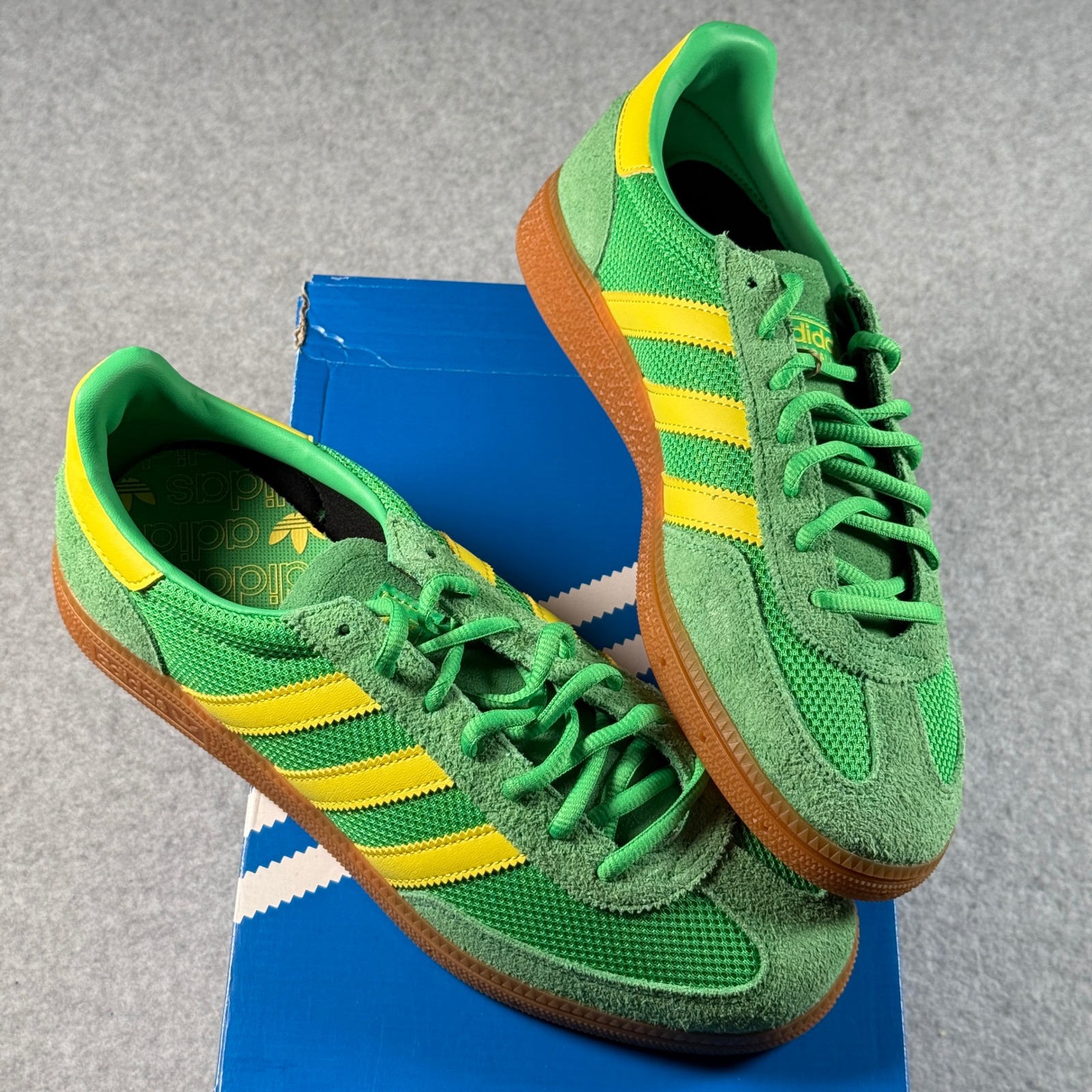 Adidas Handball Spezial Mens 7 Jh5444 Energy Green Pure Sulfur Gum Nib